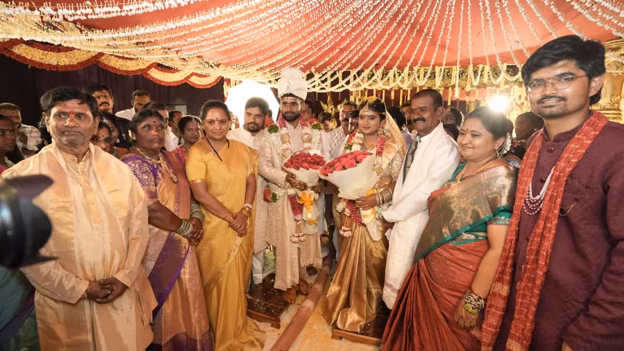 Kalvakuntla Kavitha Ties Wedding Knot to Bride Here’s Why
