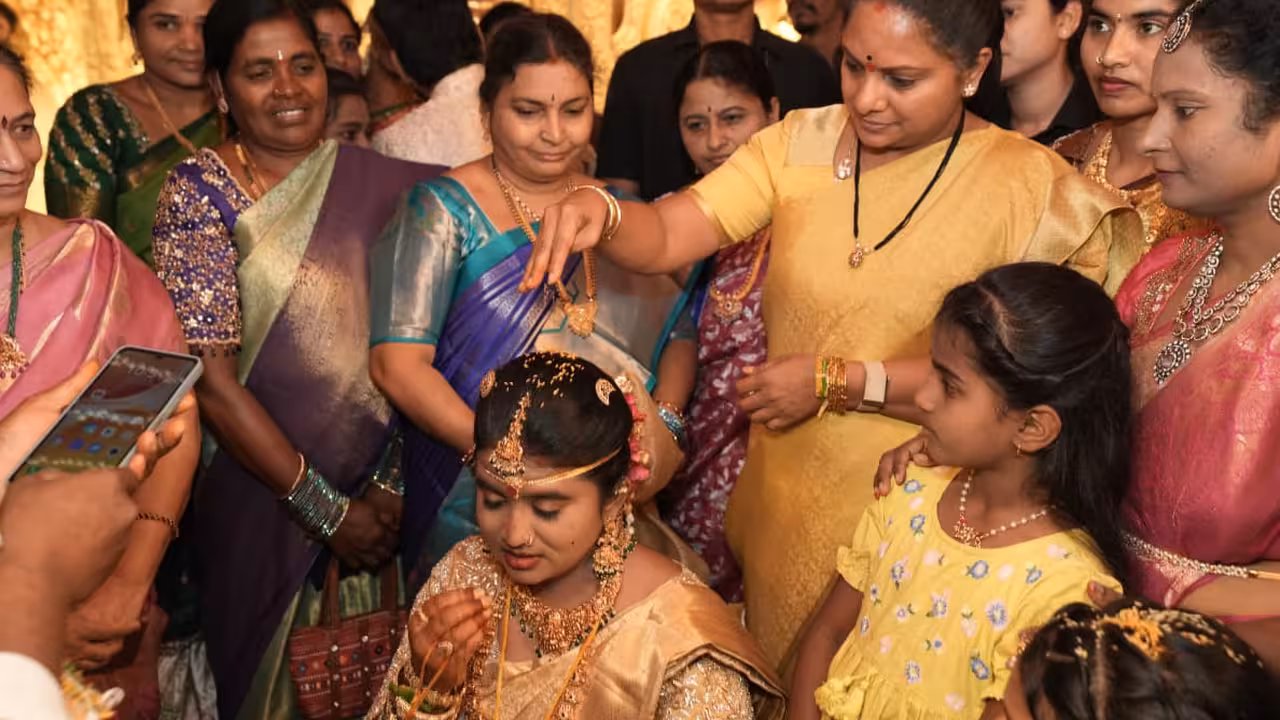Kalvakuntla Kavitha Ties Wedding Knot to Bride Here’s Why