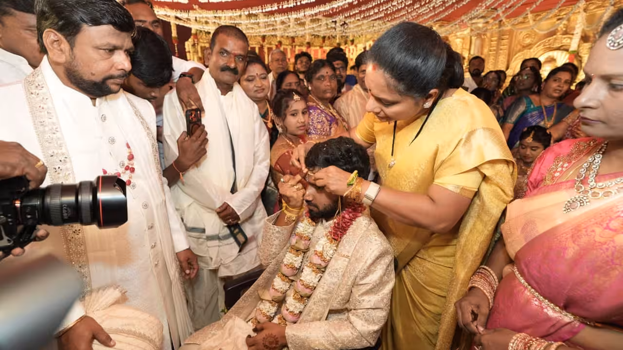 Kalvakuntla Kavitha Ties Wedding Knot to Bride Here’s Why