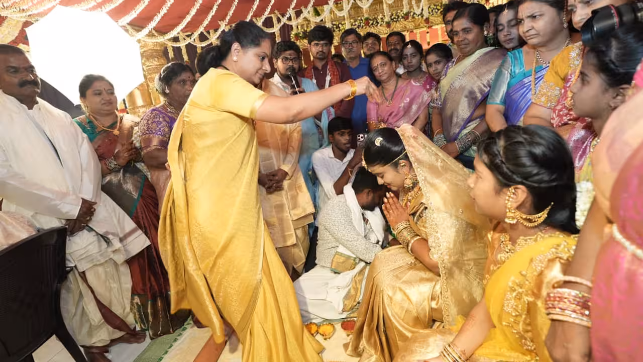 Kalvakuntla Kavitha Ties Wedding Knot to Bride Here’s Why