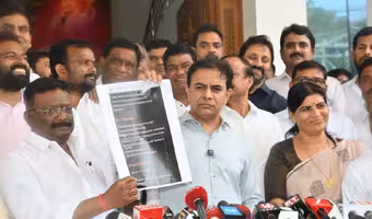 KTR | రూ. 200 కోట్ల ప్ర‌భుత్వ భూమి.. రూ. 7 కోట్లకే రేవంత్ రాసిచ్చాడు : కేటీఆర్