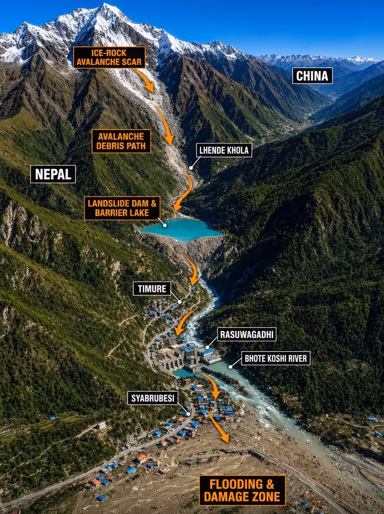 Nepal Glacier Flood Over 700 Dead 300 Indians Missing as New Threat Looms