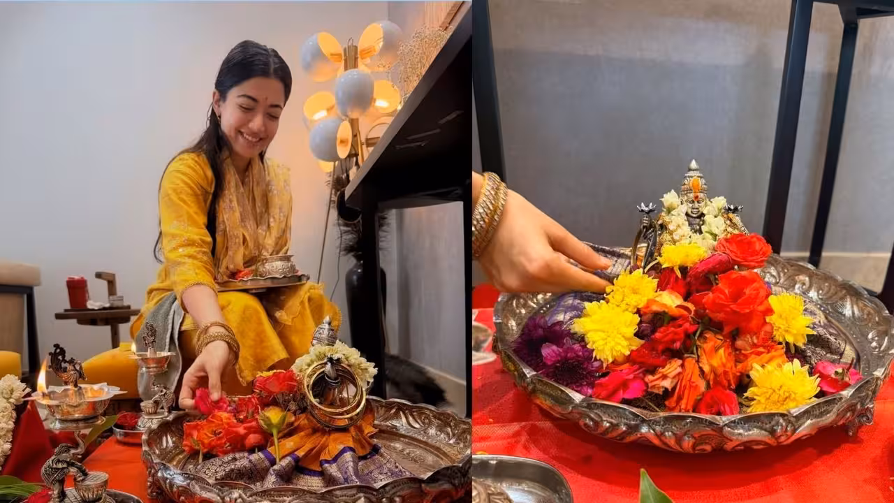 Rashmika Mandanna | వరలక్ష్మి వ్రతం చేసిన రష్మిక మందన్న – ఇన్స్టా పోస్ట్తో గుడ్న్యూస్