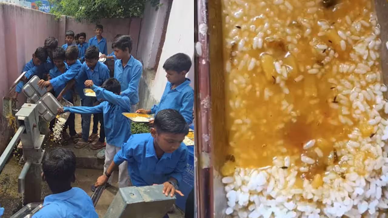 Mid-Day Meal | బడి పిల్లల ప్రాణాలతో చెలగాటం.. మధ్యాహ్న భోజనంలో పురుగులు