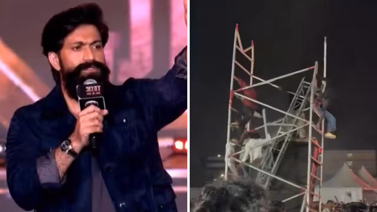 Toxic Pre-release Event Accident | యశ్ ‘టాక్సిక్’ ఈవెంట్లో ప్రమాదం.. స్పీకర్ స్టాండ్ కూలి నలుగురికి గాయాలు.. నిర్వాహకులపై కేసు!