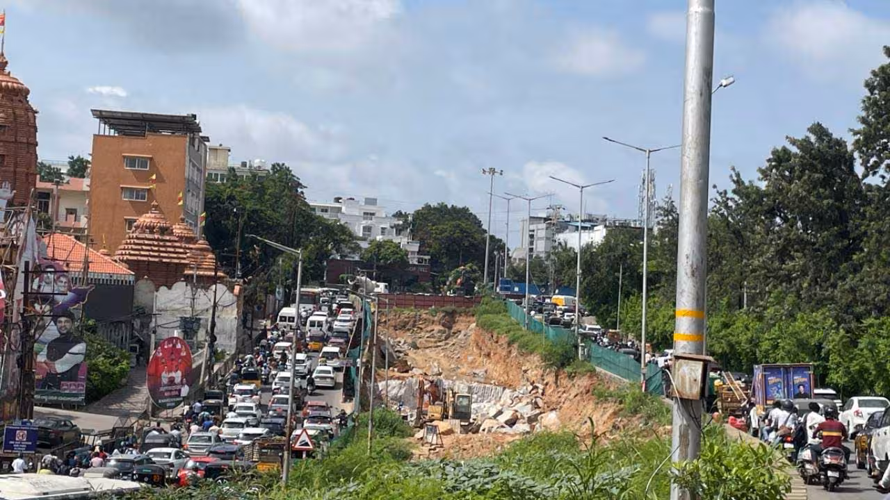 KBR Park One Way | కేబీఆర్ పార్కు వన్ వే డ్రోన్ విజువల్..