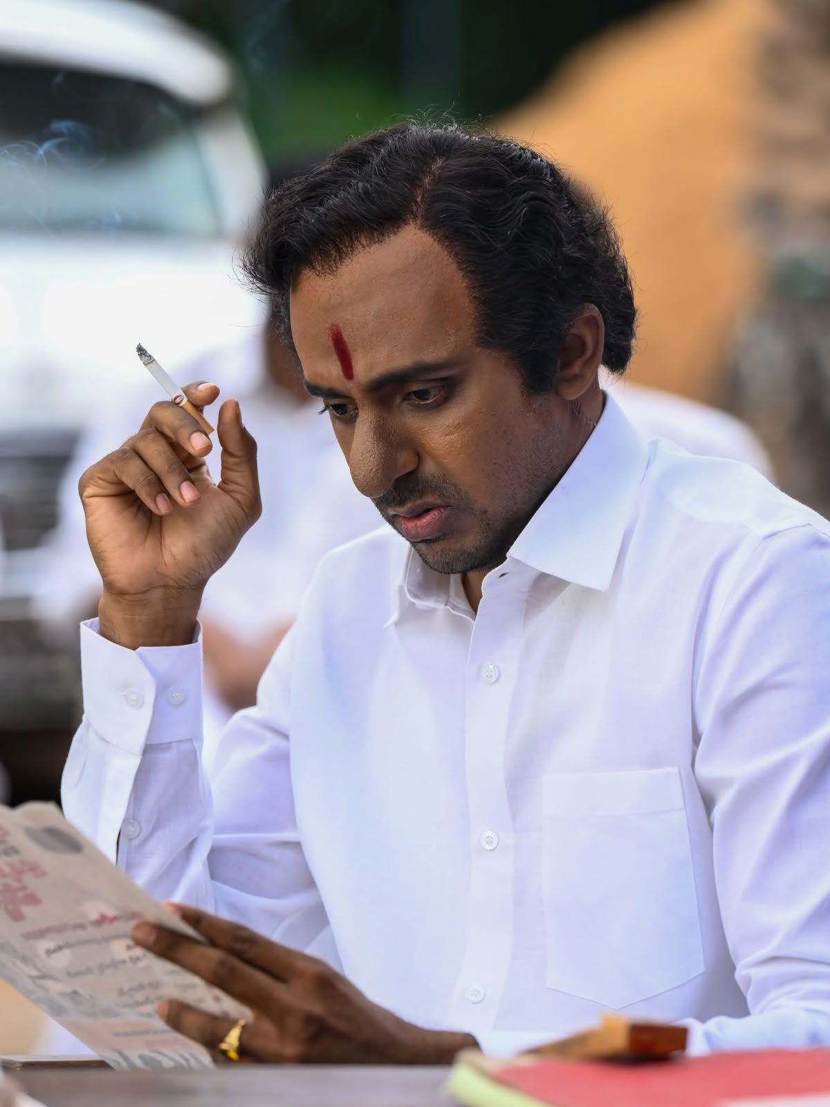 Priyadarshi | కేసీఆర్ పాత్ర కోసం ప్రియదర్శి మేకోవర్ – ప్యారడైజ్ వర్కింగ్ స్టిల్స్ - Image 2