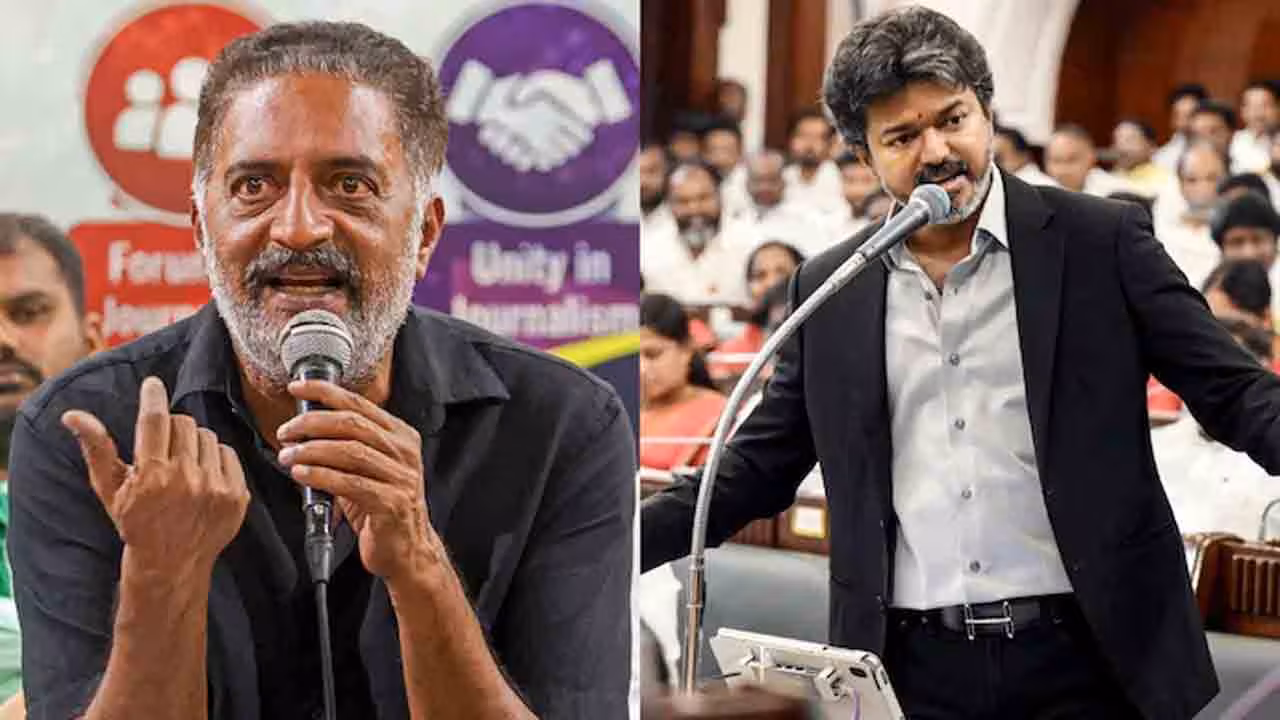 Prakash Raj | విజయ్ విషయంలో నాకు చాలా సందేహాలు ఉన్నాయి.. టీవీకే పాలనపై ప్రకాష్ రాజ్ ఆసక్తికర వ్యాఖ్యలు