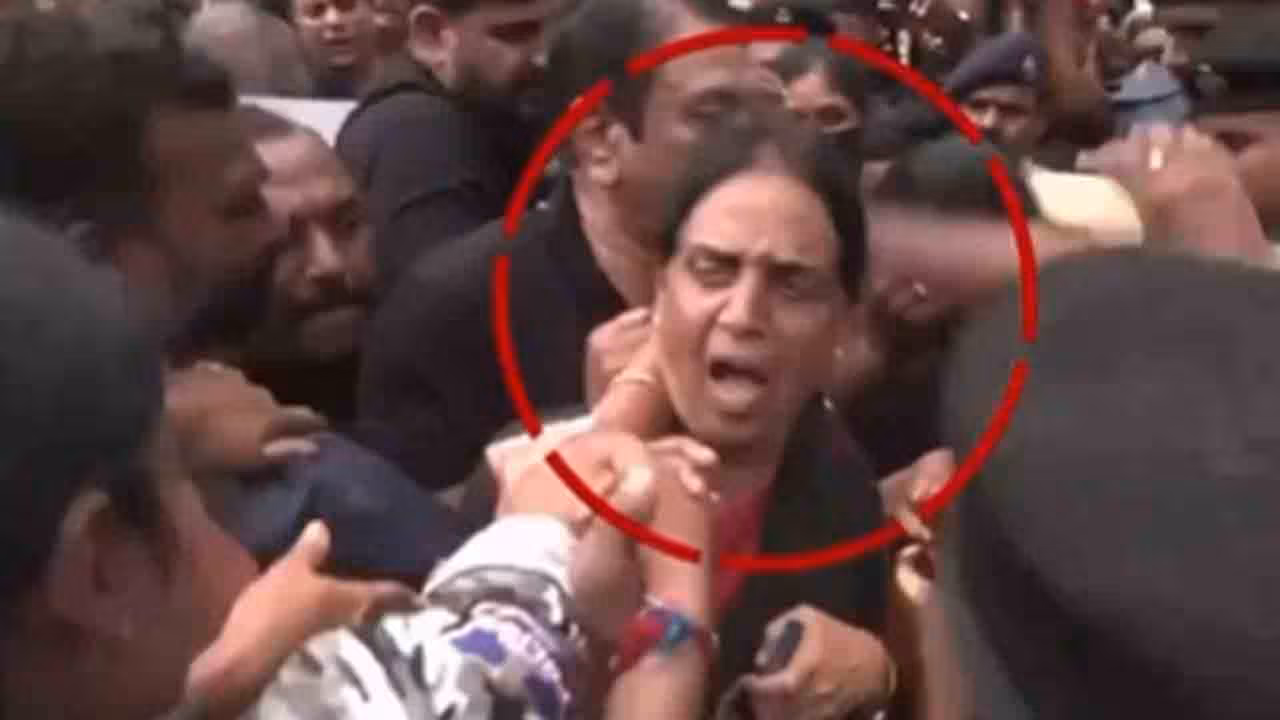 Sabitha Indra Reddy | అసెంబ్లీ వద్ద సబితా ఇంద్రారెడ్డి జుట్టు పట్టుకొని అమానుషంగా ప్రవర్తించిన పోలీసులు.. VIDEO