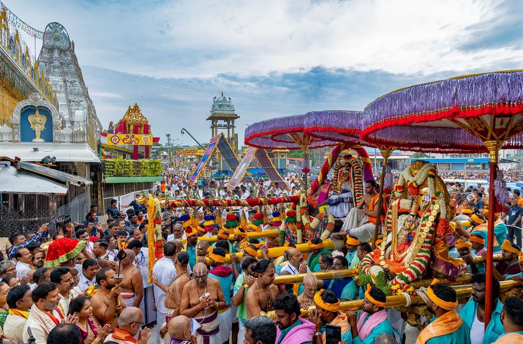 Tirumala Brahmotsavam 2026 | తిరుమల శ్రీవారి బ్రహ్మోత్సవాల్లో ఐదో రోజు భక్తులకు కనువిందైన దృశ్యాలు ఆవిష్కృతమయ్యాయి.