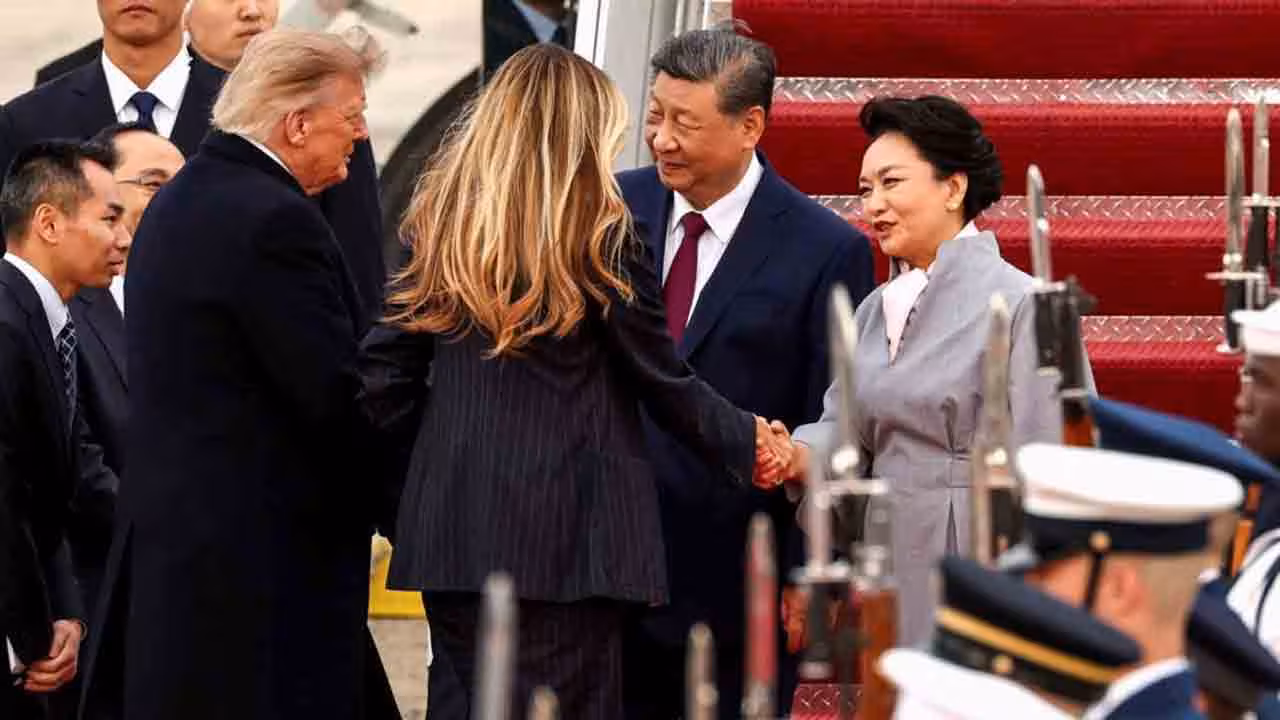 Xi Jinping | బీ-1 బాంబర్లు, 100 అడుగుల రెడ్ కార్పెట్.. అమెరికాలో జిన్పింగ్కు గ్రాండ్ వెల్కమ్