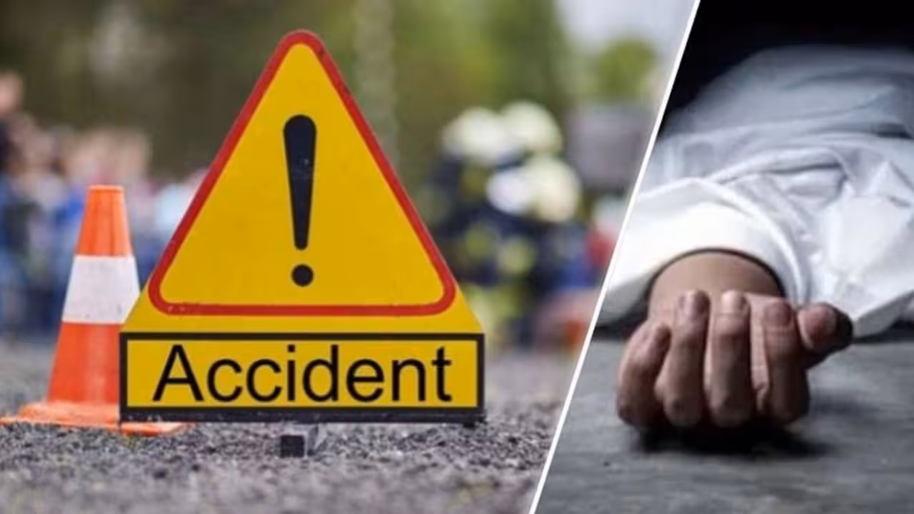 Two dies in Road Accident | ఔటర్పై పేలిన ట్రాలీ ఆటో టైరు.. ఇద్దరు కూలీలు దుర్మరణం