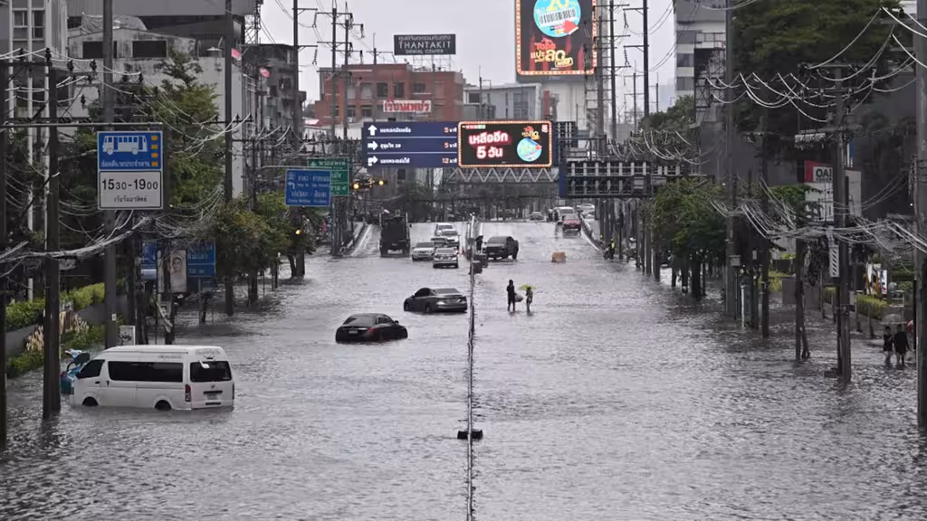 Bangkok Declared Disaster Zone: Severe Flooding Hits City and Airport Transit