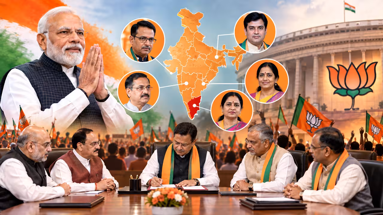 BJP State In-Charges 2026 | బీజేపీ భారీ ప్రక్షాళన: తెలంగాణ ఇన్చార్జ్గా సునీల్ బన్సల్.. తమిళనాడు సహ ఇన్చార్జ్గా డీకే అరుణ