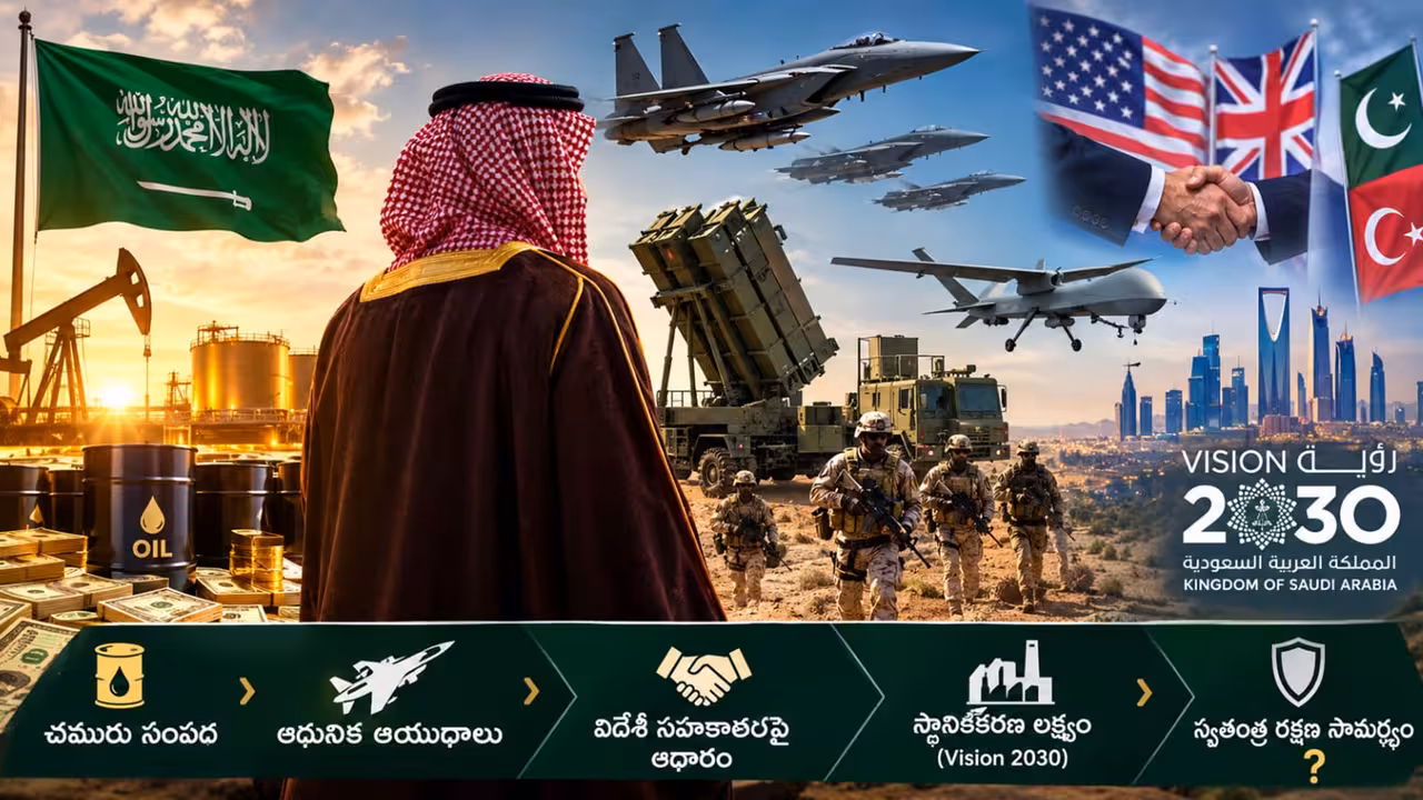 అపారమైన సిరిసంపదలు ఉన్నా.. పోరాడే సైనిక బలం లేదా? సౌదీ రక్షణ వ్యవస్థలో అసలు లోపమేంటి?