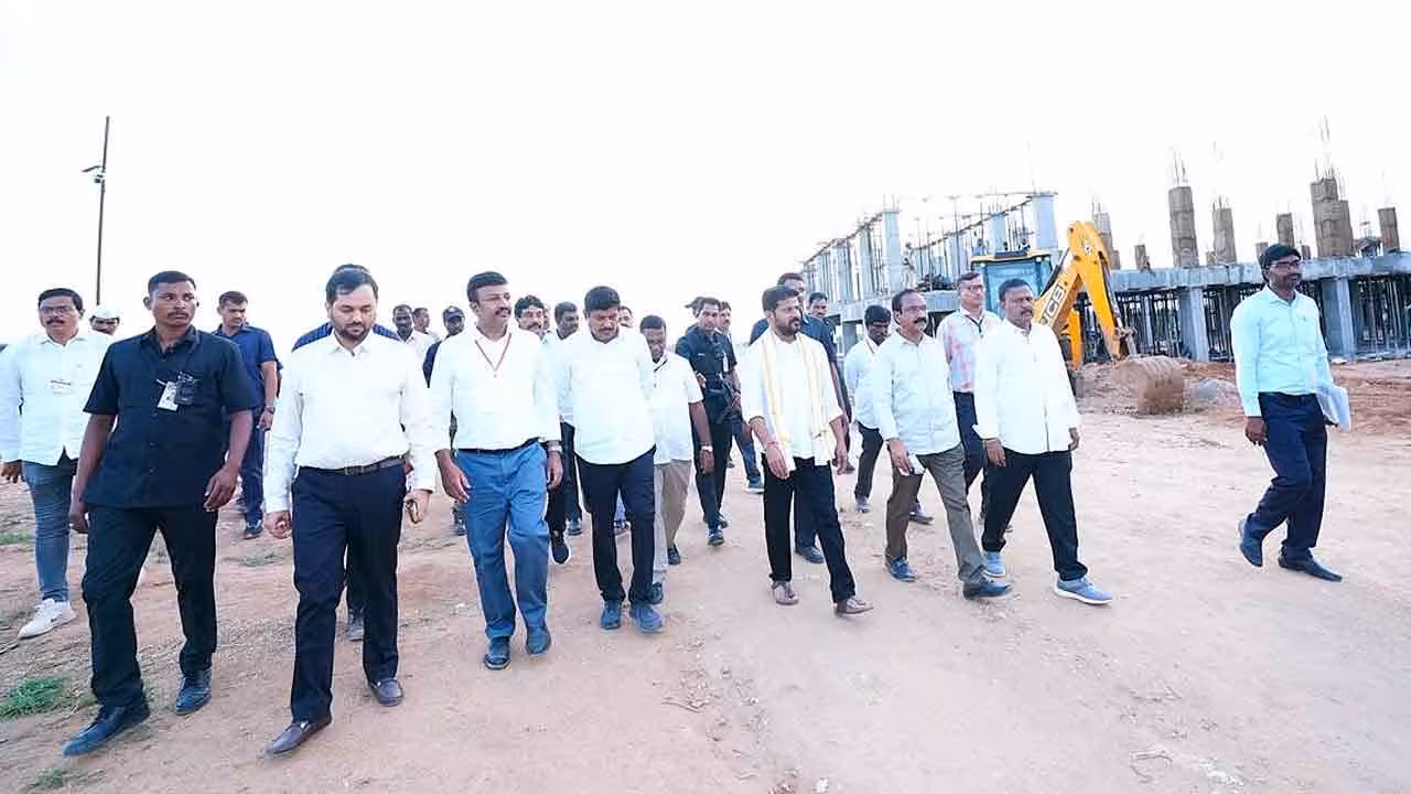 CM Revanth Reddy | హకీంపేట్ ఎడ్యుకేషన్ హబ్ పనులను పరిశీలించిన సీఎం రేవంత్ రెడ్డి