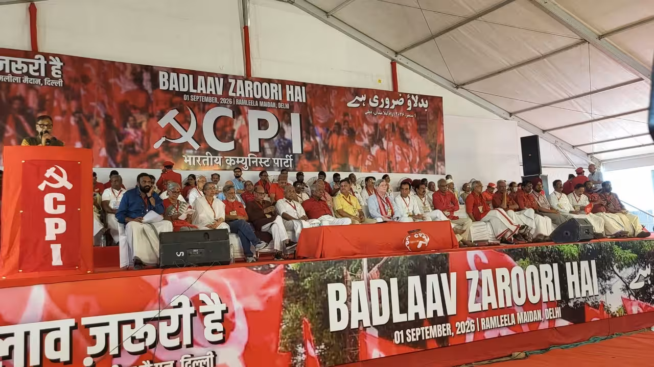 CPI Badlav Zaroori Rally A Massive Show of Strength in Delhi