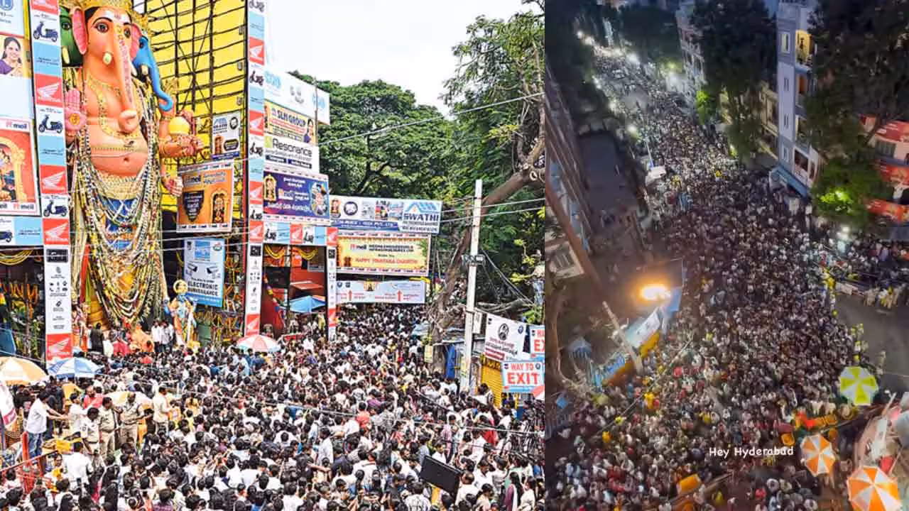 Khairatabad ganesh | ఖైరతాబాద్ గణేశ్.. నిన్న ఒక్కరోజే 4 లక్షల మంది దర్శనం