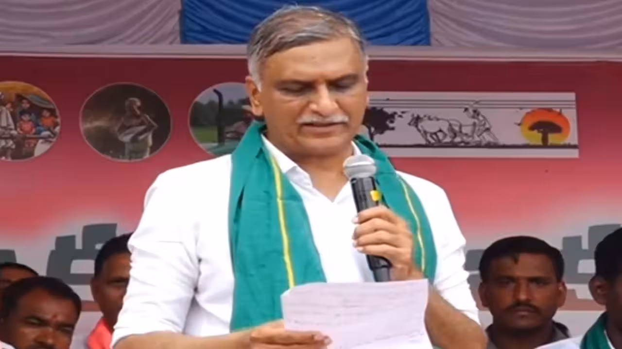 Harish Rao Dubbaka Speech | కాంగ్రెస్ తెచ్చిన కరువే ఇది.. రైతుల ఉసురు పోసుకుంటున్న రేవంత్ రెడ్డి