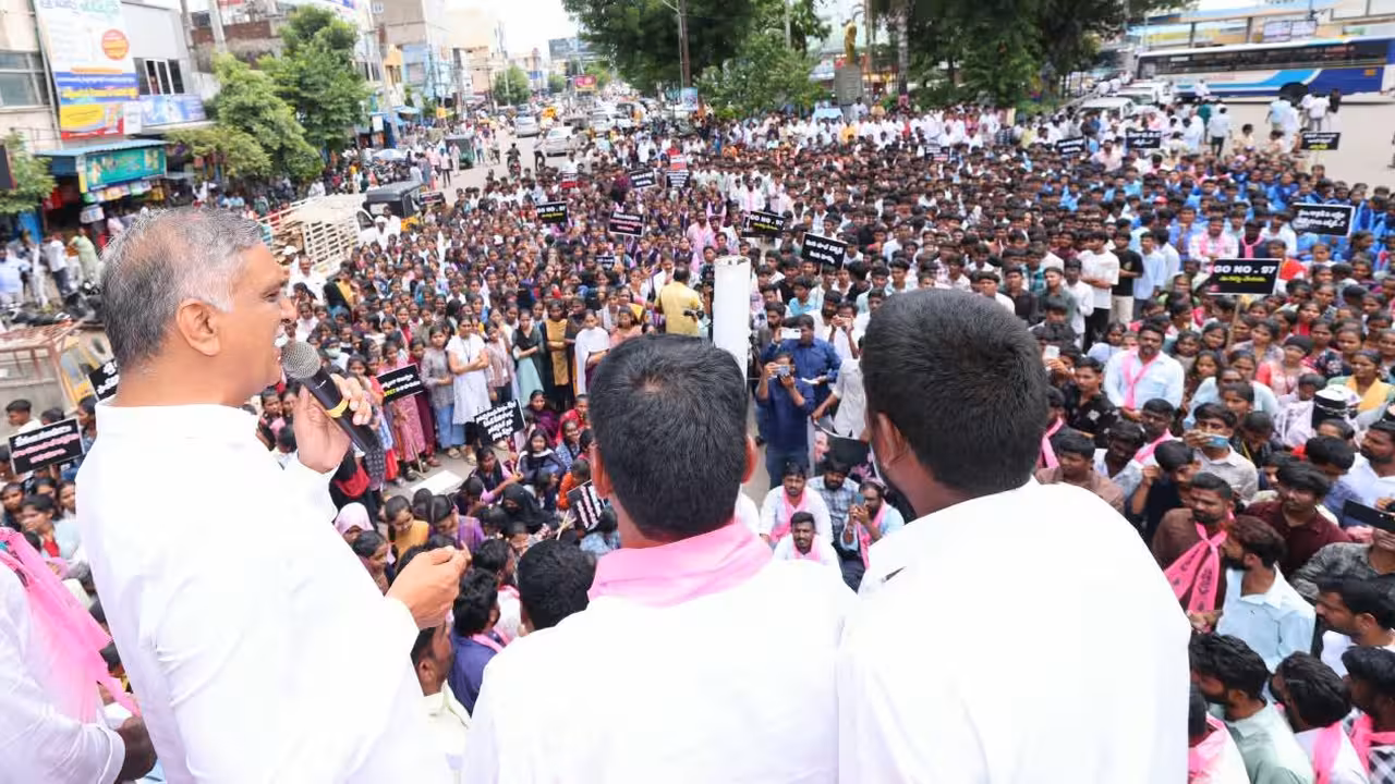 Harish Rao Demands CM Revanth Reddy's Resignation Over Failed Youth Promises