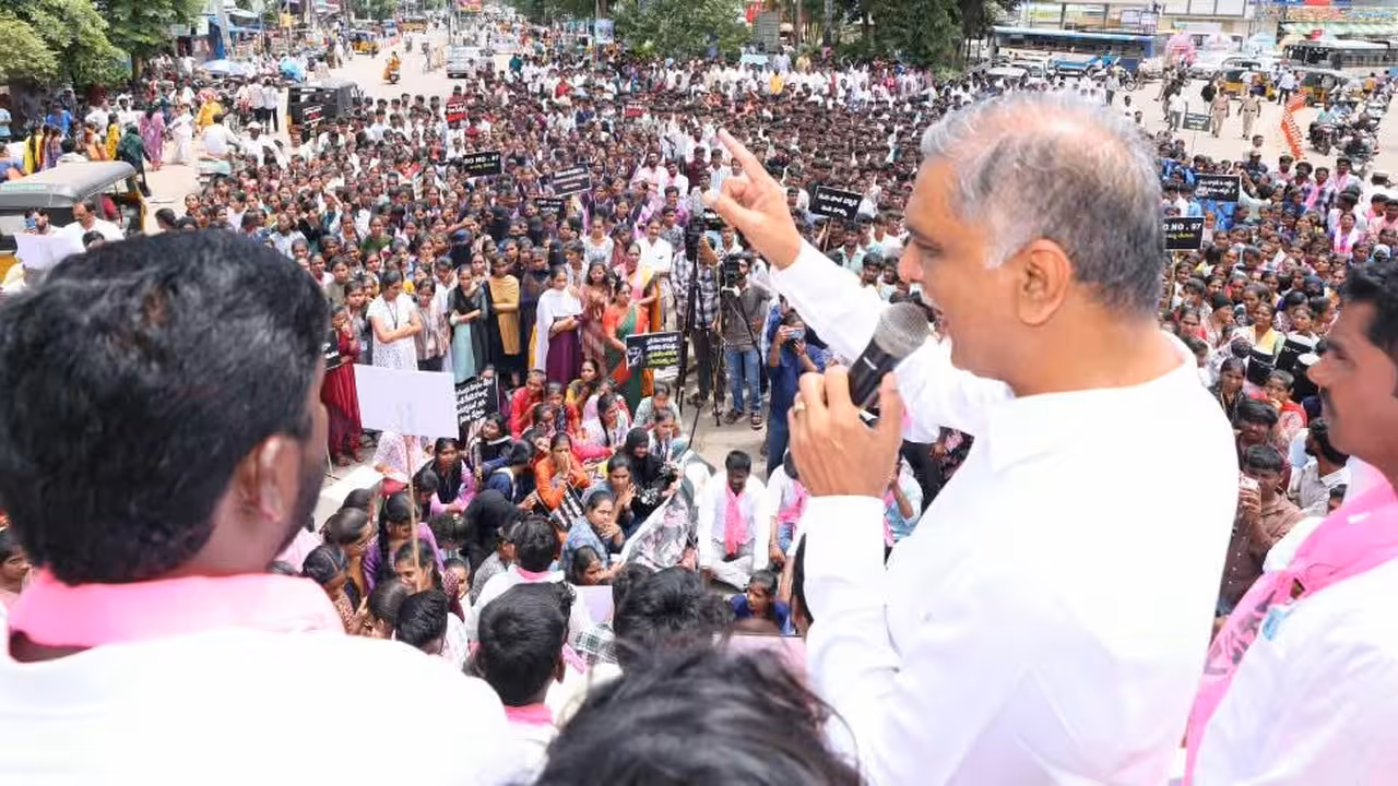 Harish Rao Demands CM Revanth Reddy's Resignation Over Failed Youth Promises
