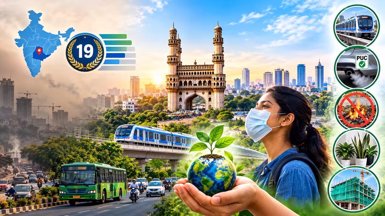 స్వచ్ఛ వాయు సర్వేక్షణ్ 2026: జాతీయ స్థాయిలో హైదరాబాద్ ర్యాంకెంత?.. నగరవాసులు తీసుకోవాల్సిన జాగ్రత్తలు ఇవే!