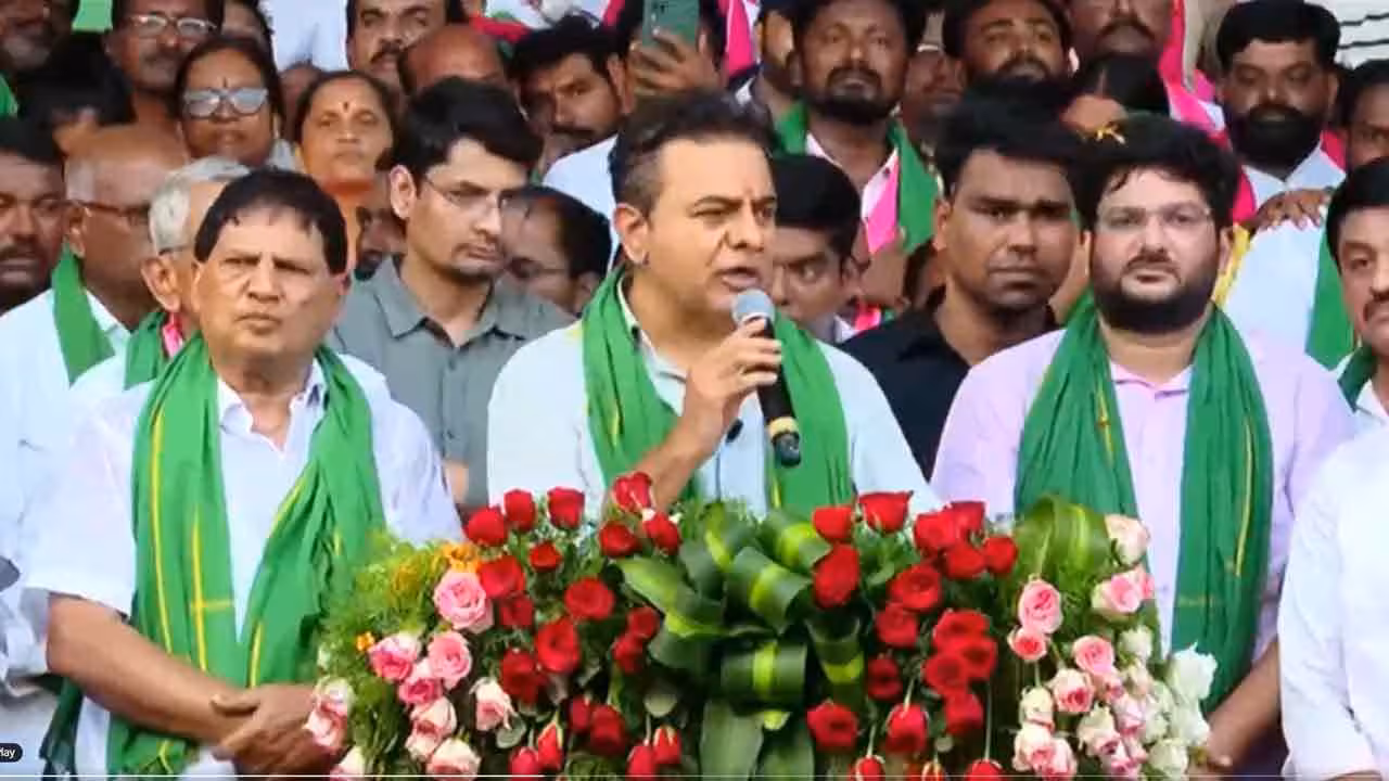 KTR | రైతుల కోసం.. కోదాడ నుంచి హాలియా వరకు పాదయాత్ర చేస్తా : కేటీఆర్