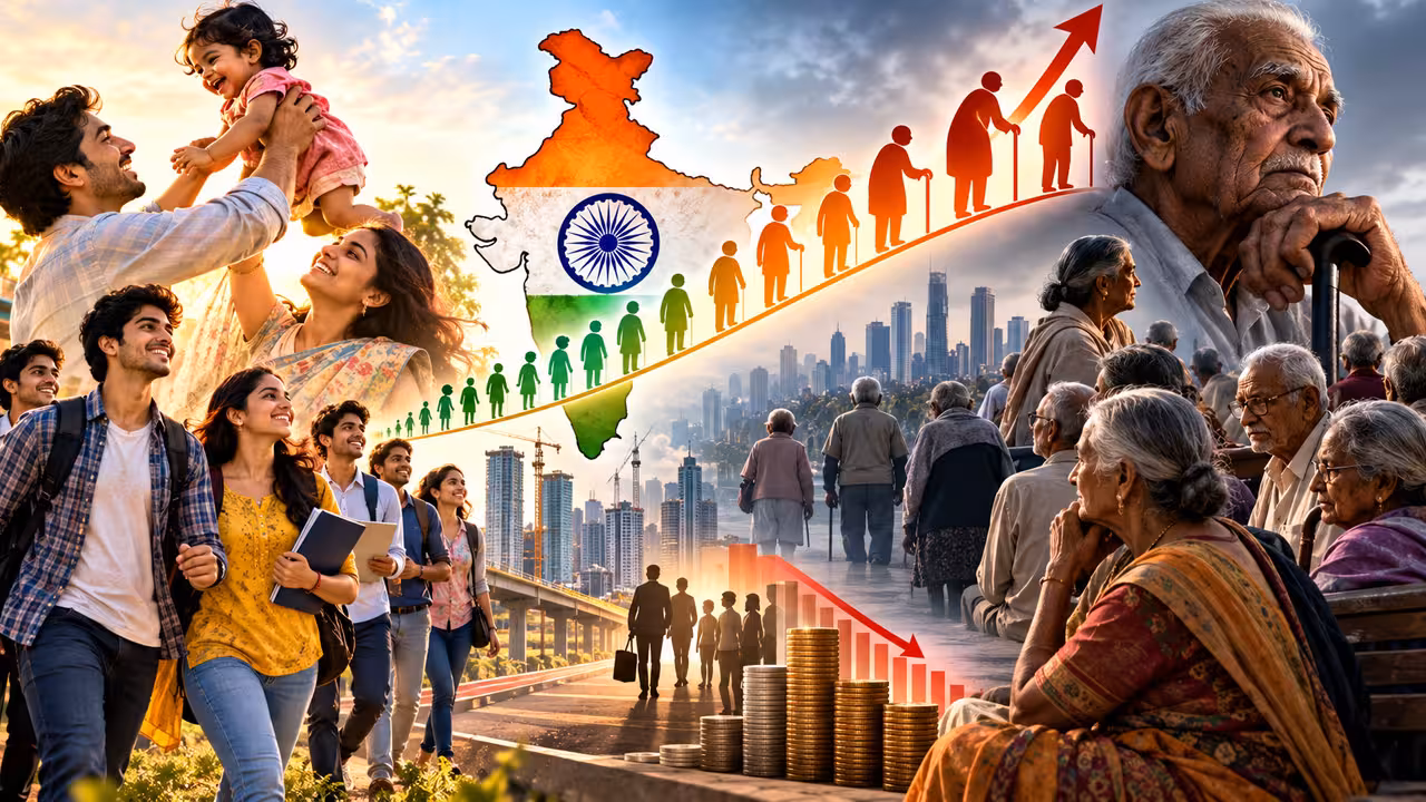 Moody’s India Aging Report | ధనిక దేశం కాకముందే వృద్ధ భారత్: వేగంగా పడిపోతున్న జననాల రేటు..!