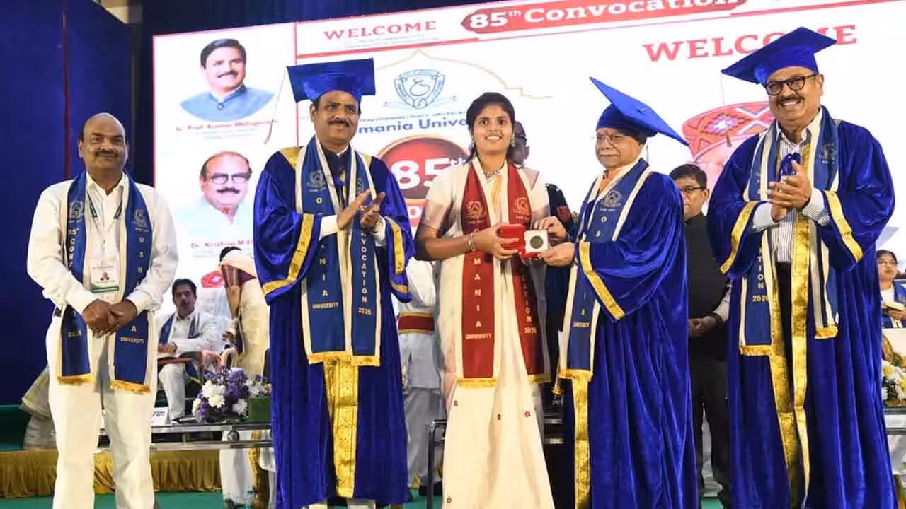 Osmania University | బేగంపేట నిఖితకు ఐదు గోల్డ్ మెడల్స్