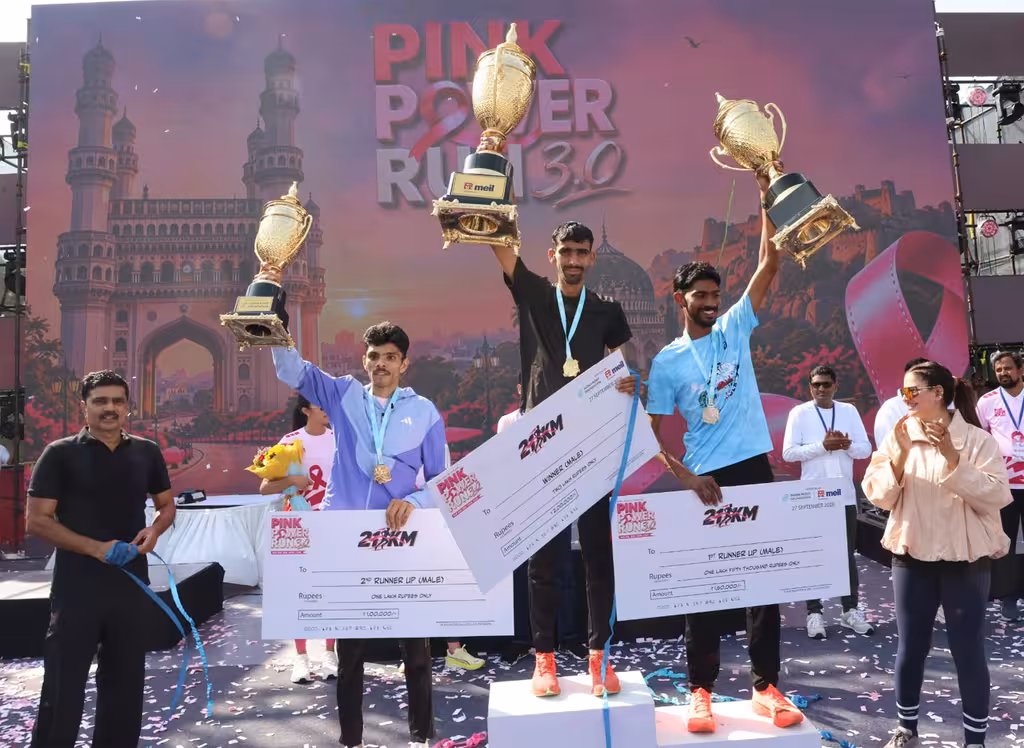 Pink Power Run 3.0 35,000 Join Massive Breast Cancer Awareness Marathon in Hyderabad