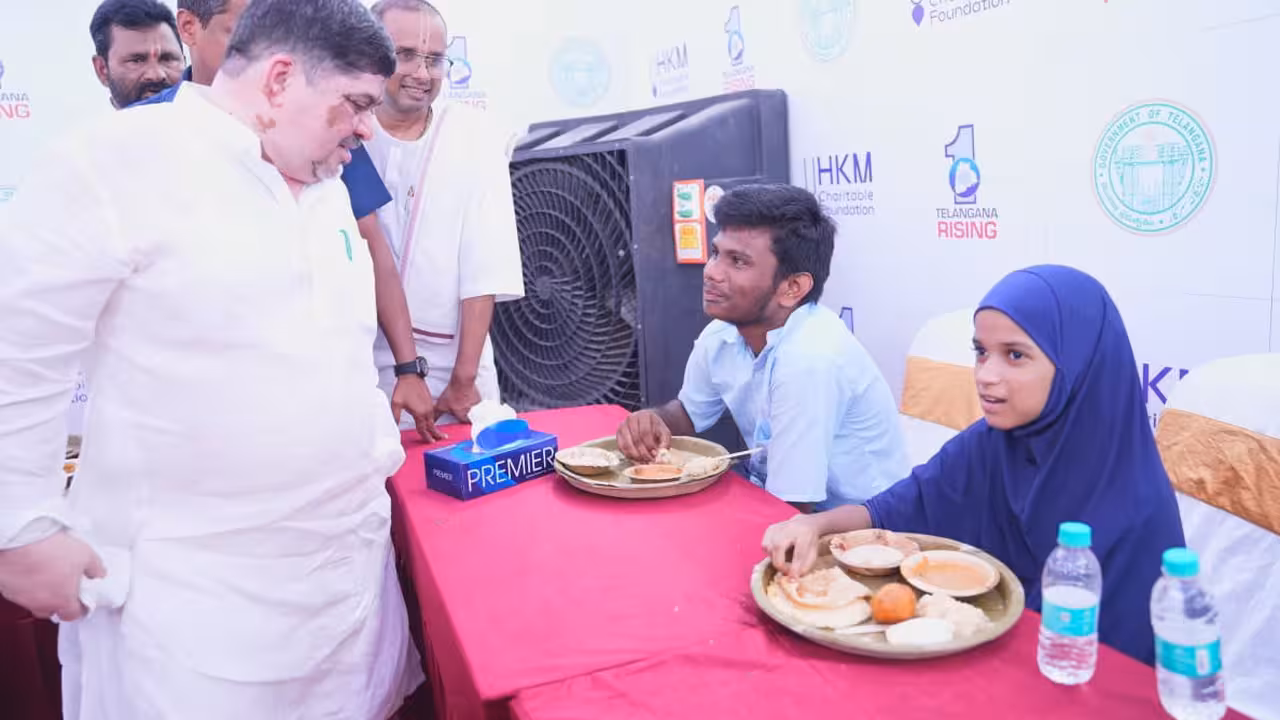 Massive Centralized Kitchen Inaugurated in Karimnagar for Student Breakfast