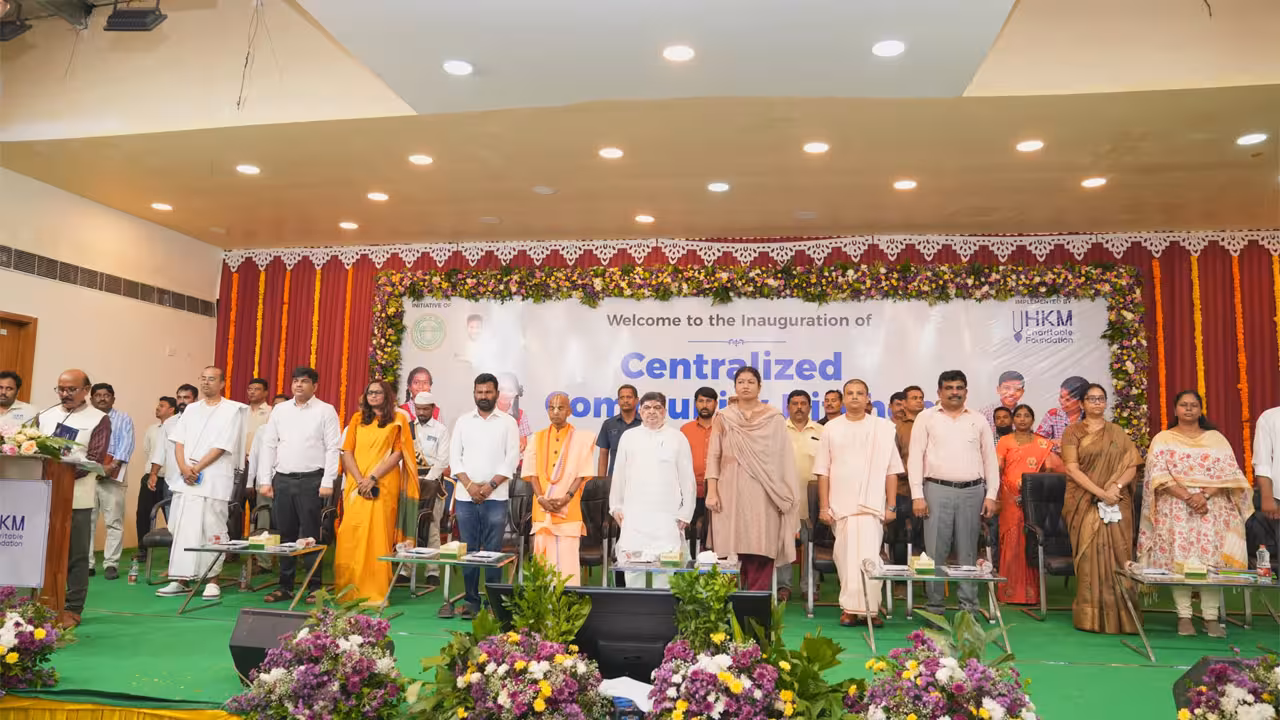 Massive Centralized Kitchen Inaugurated in Karimnagar for Student Breakfast