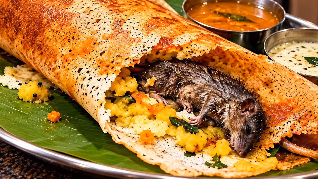Dead Rat in Dosa Mumbai | హోటల్లో మసాలా దోశ తింటుండగా షాక్: లోపల చచ్చిన ఎలుక.. వాంతులు చేసుకున్న కస్టమర్