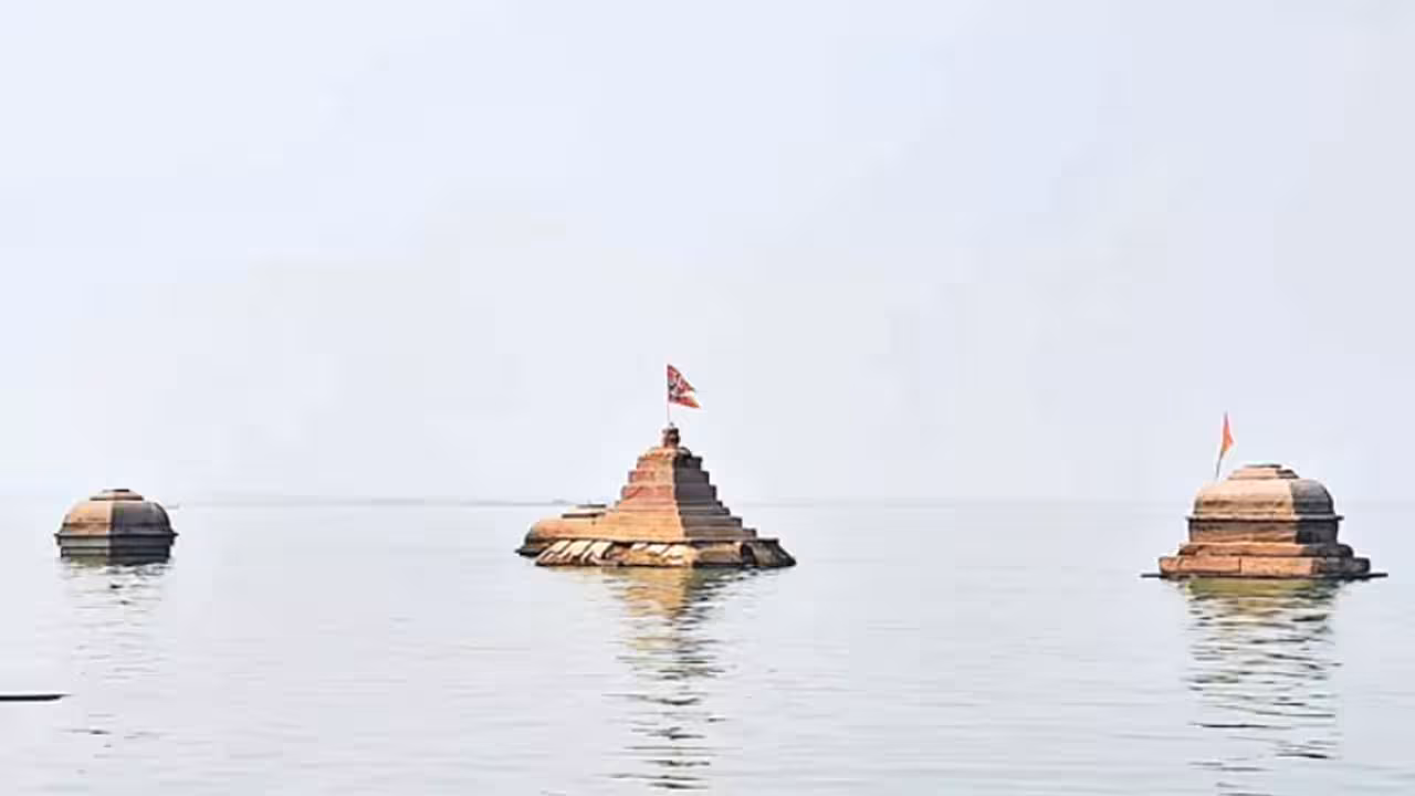Sangameshwara Temple | 37 రోజుల్లోనే.. బయటపడిన సంగమేశ్వర ఆలయ శిఖరం