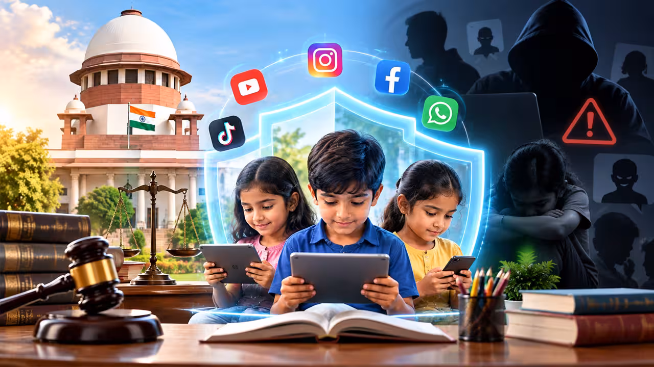 Supreme Court on Minor Social Media | పిల్లల చేతిలో స్మార్ట్ఫోన్.. సోషల్ మీడియా వాడకం కరెక్టేనా? సుప్రీంకోర్టు ఏమంటోంది?