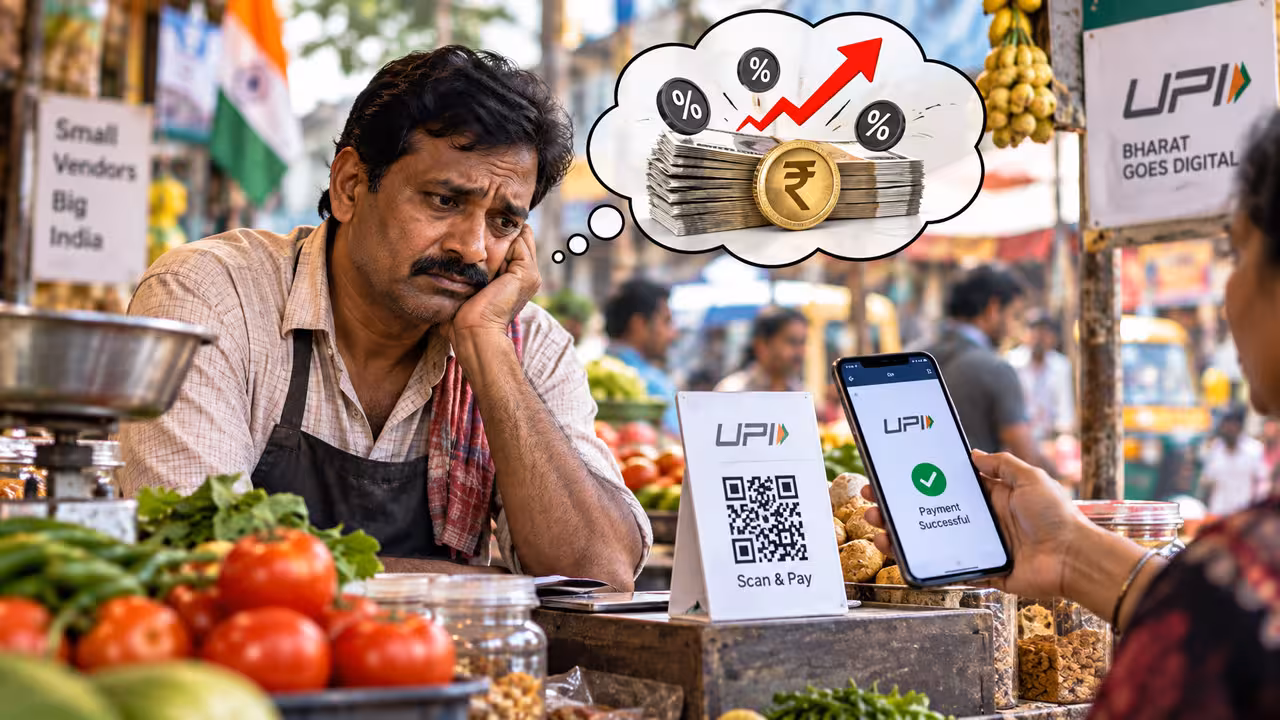 Street Vendors UPI Rules | చిరు వ్యాపారుల నెత్తిన యూపీఐ పిడుగు.. రూ.1 లక్ష దాటితే మర్చంటేనా?