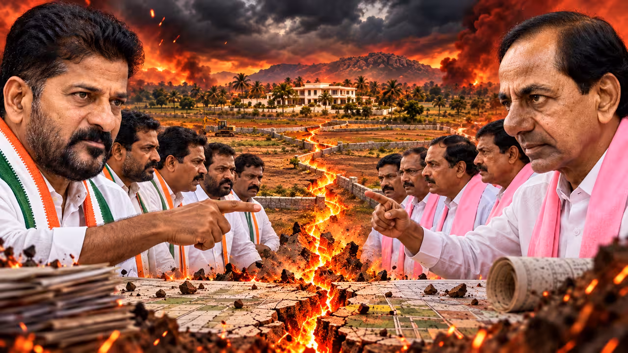 టెసరాక్ట్ వర్సెస్ ఫామ్హౌస్లు.. ఒకరి ఆరోపణకు మరొకరి ఆస్తులే సమాధానమా?