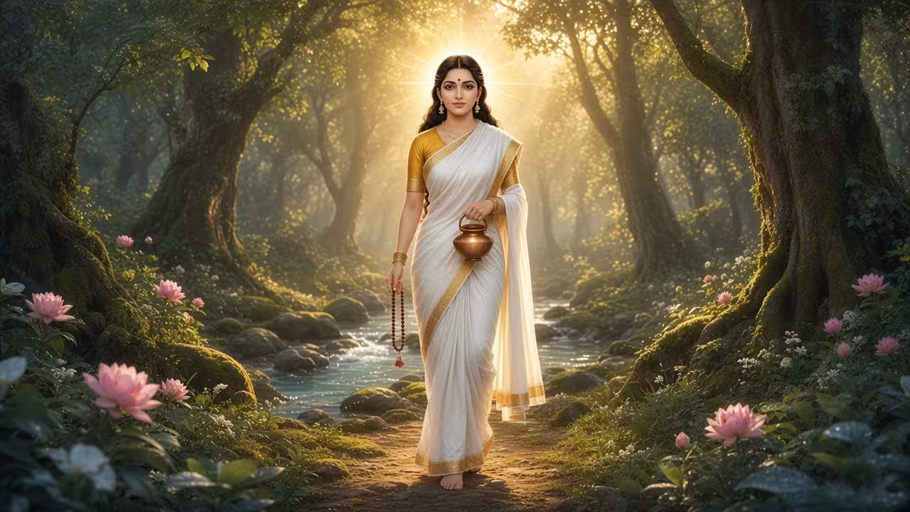 Sharan Navaratri | తపస్సుతో శివుడిని మెప్పించిన పార్వతి.. బ్రహ్మచారిణి అలంకరణ వెనుక అంతరార్థం ఇదే!