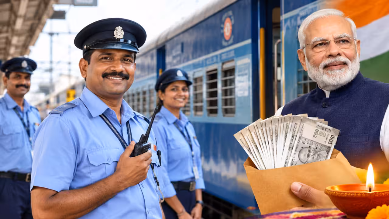 Diwali Bonus | రైల్వే ఉద్యోగులకు కేంద్రం దీపావళి కానుక.. 11.40 లక్షల మందికి ప్రయోజనం..!