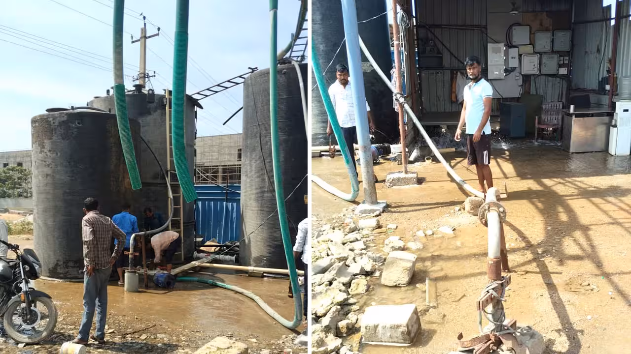 HYDRAA | అక్రమ నీటి వ్యాపారంపై హైడ్రా ఉక్కుపాదం.. ఫాక్స్ సాగర్ వద్ద మరో 7 అక్రమ బోర్లు తొలగింపు