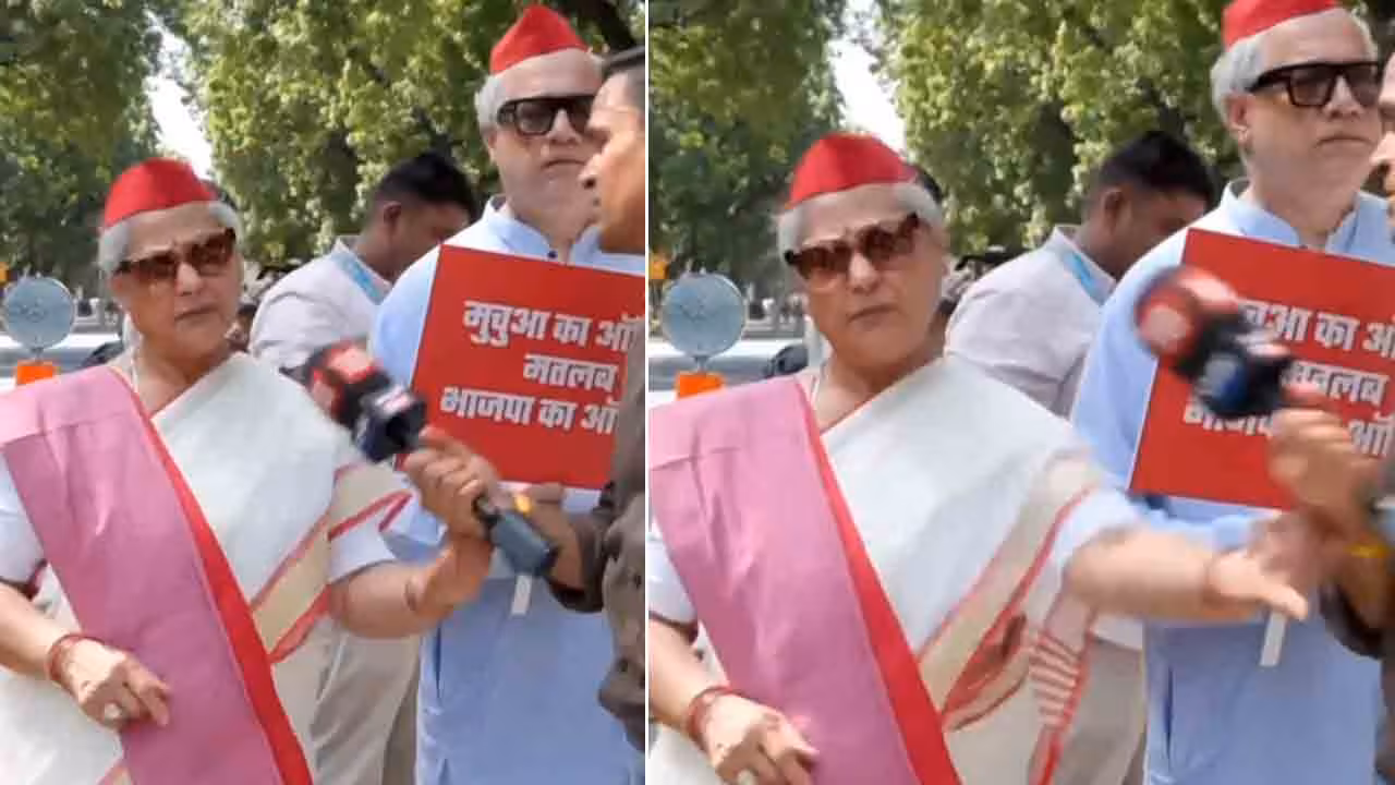 Jaya Bachchan | విలేకరుని కసురుకున్న జయా బచ్చన్.. మైక్ను పక్కకు నెట్టేసి