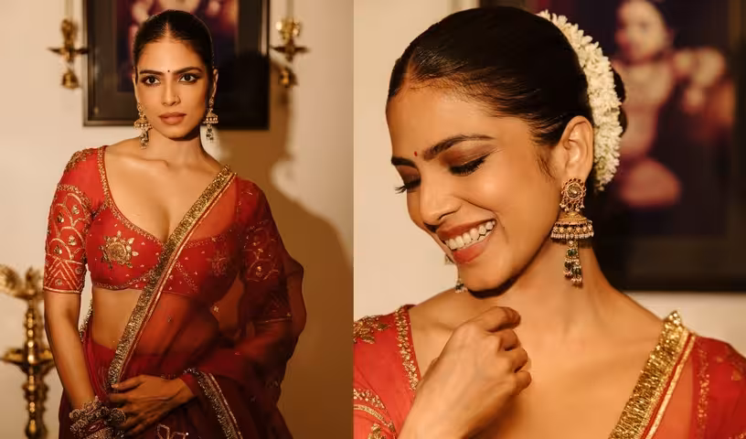 Malavika Mohanan | రెడ్ డ్రెస్‌లో రాజాసాబ్ హీరోయిన్ హాట్ షో