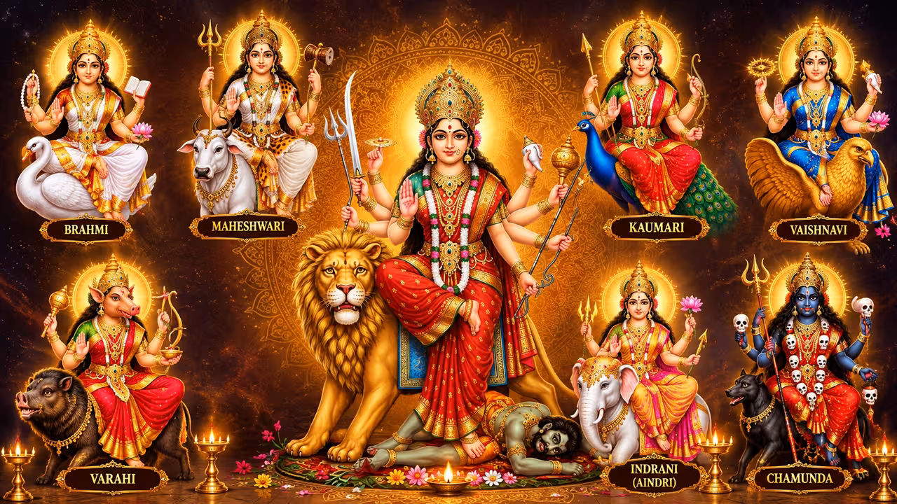 Sapta Matrukalu | రాక్షస సంహారంలో జగన్మాతకు అండగా నిలిచిన సప్తమాతృకలు ఎవరు?