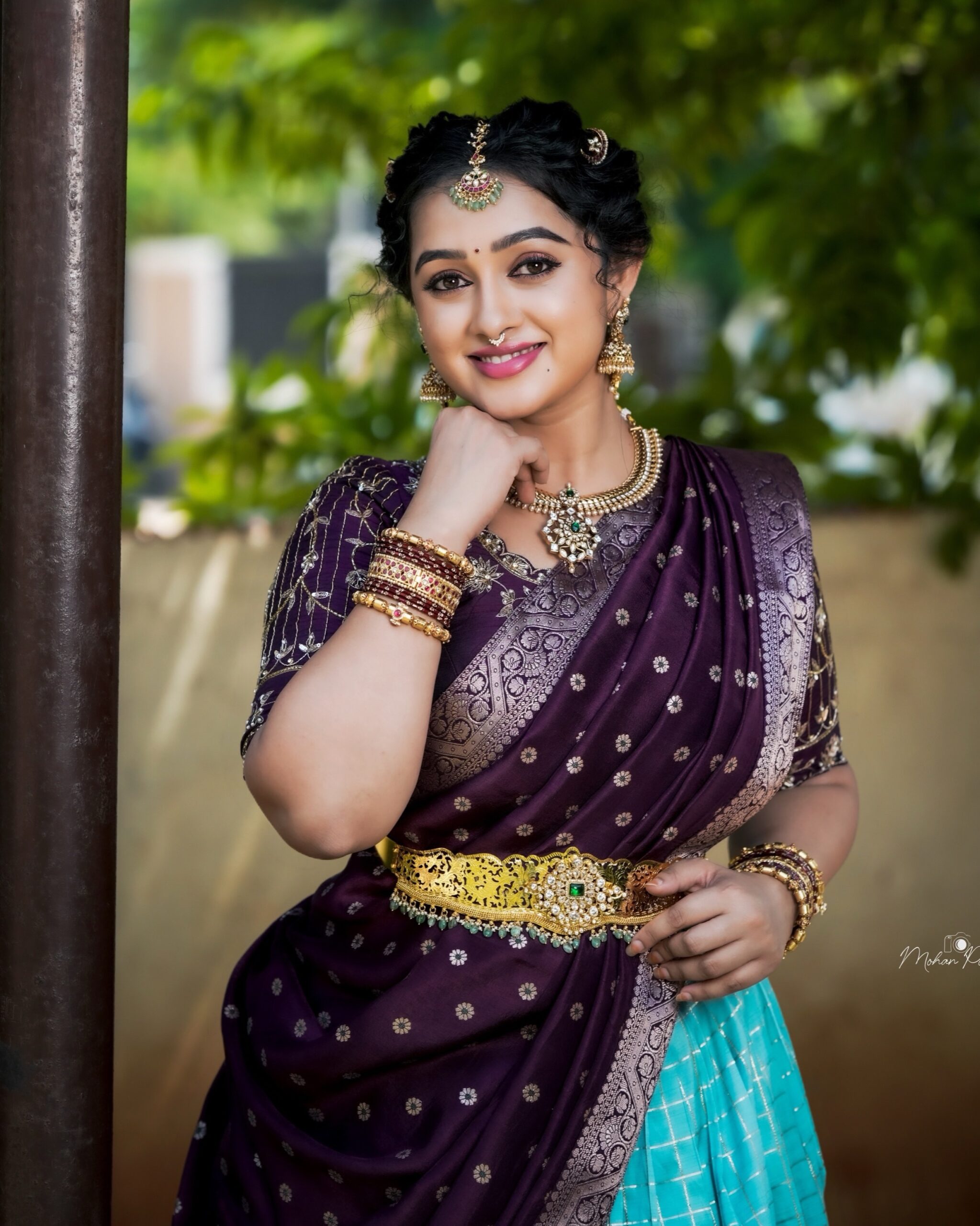 Serial Actress | లంగా ఓణీలో అగ్నిసాక్షి సీరియల్ హీరోయిన్ అందాలు అదుర్స్ - Image 3