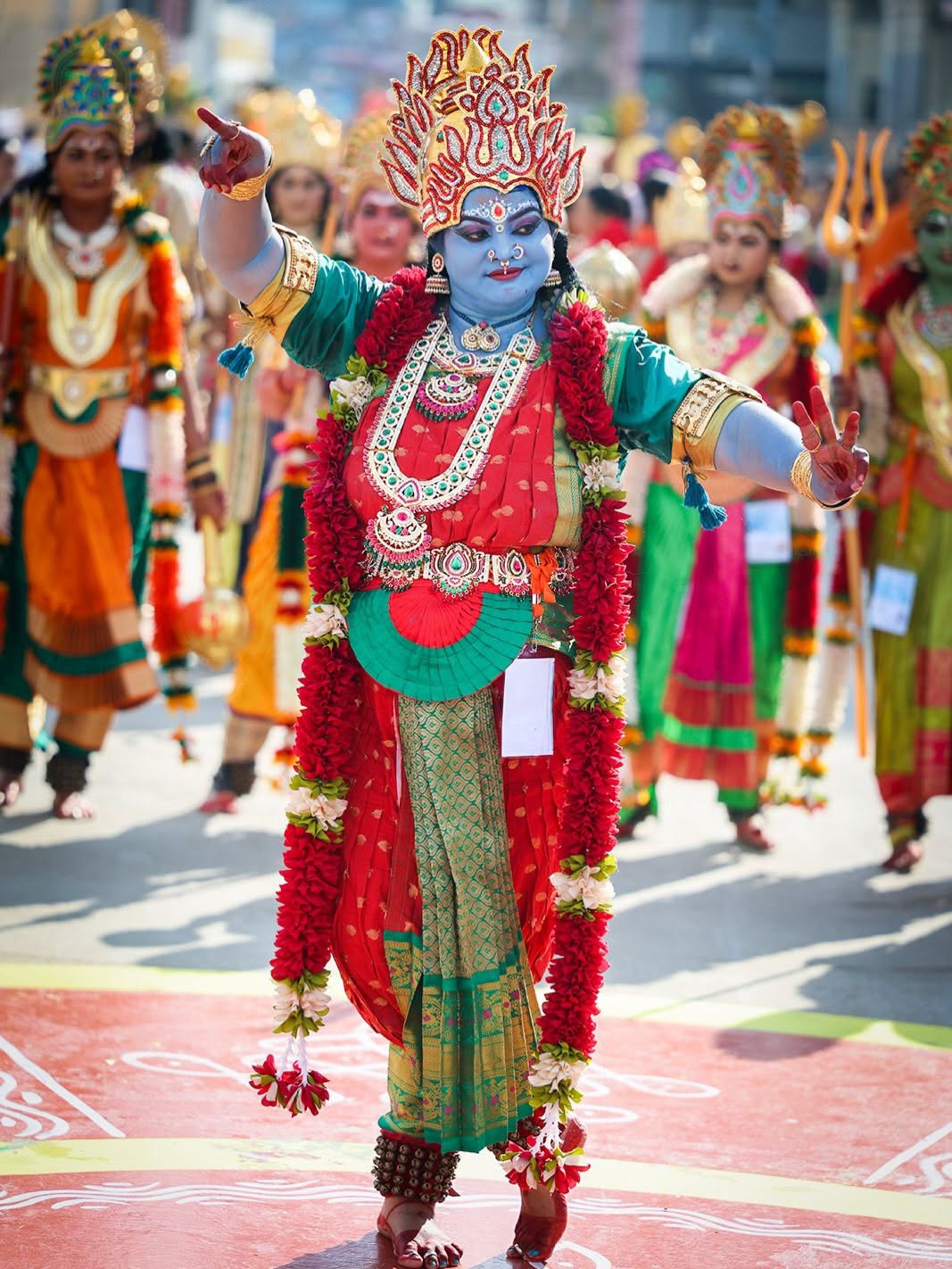 Navratri Brahmotsavam | హనుమంత వాహనంపై కోదండ రాముడు.. పుష్పక విమానంపై గోవర్ధనగిరిధారి - Image 26