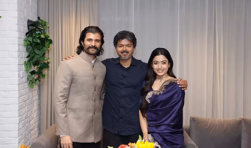 Rashmika Mandanna | సీఎం ద‌ళ‌ప‌తి విజ‌య్‌తో విరోష్ జోడీ  – ఫొటోలు వైర‌ల్‌