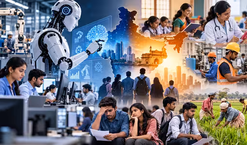AI Impact on Indian Jobs | 20 కోట్ల ఉద్యోగాలపై ఏఐ ఎఫెక్ట్.. ఆటోమేషన్ ముప్పులో యువత