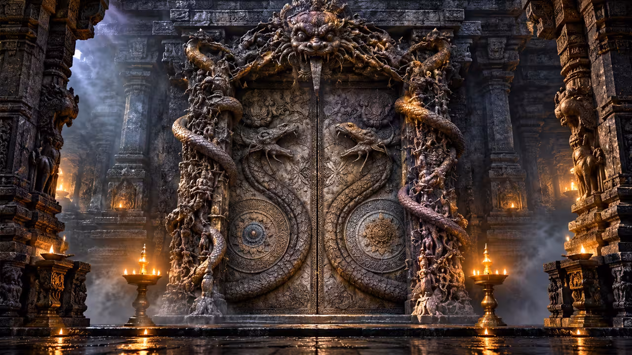 Padmanabhaswamy Temple 7th Door Mystery | ప్రపంచంలోనే అత్యంత ధనిక ఆలయం.. తాళం లేని ఆ ‘7వ గది’ తెరిస్తే దేశానికి ముప్పా?