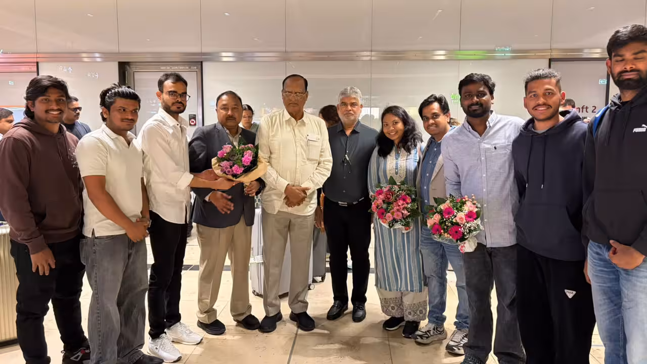 CPA Study Tour | సీపీఏ స్టడీ టూర్.. బెర్లిన్లో మండలి చైర్మన్, శాసనసభ స్పీకర్కు ఘన స్వాగతం