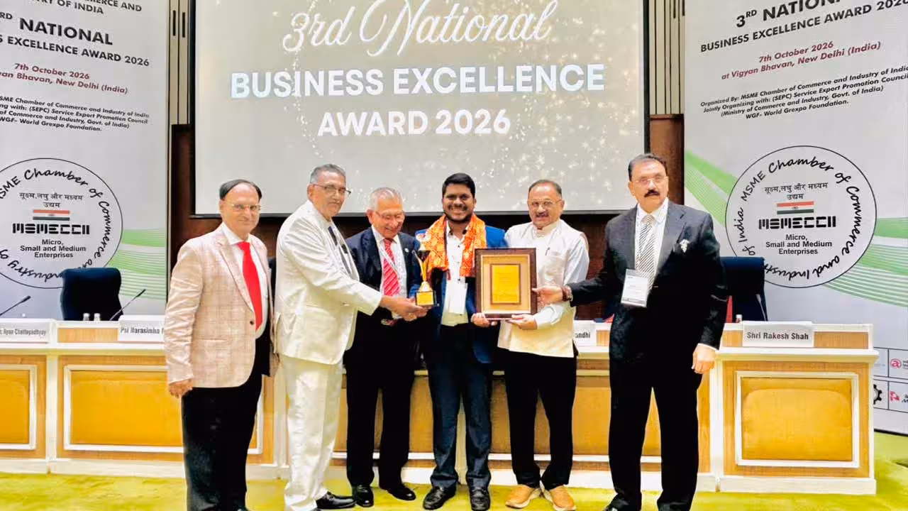 Sri GP Avens Life Sciences | శ్రీ యువ బయోటెక్, శ్రీ జీపీ అవెన్స్ లైఫ్ సైన్సెస్కు జాతీయ బిజినెస్ ఎక్సలెన్స్ అవార్డులు